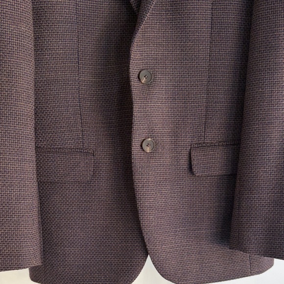 Jos. A. Bank Rich Brown Textured Blazer - Picture 3 of 9